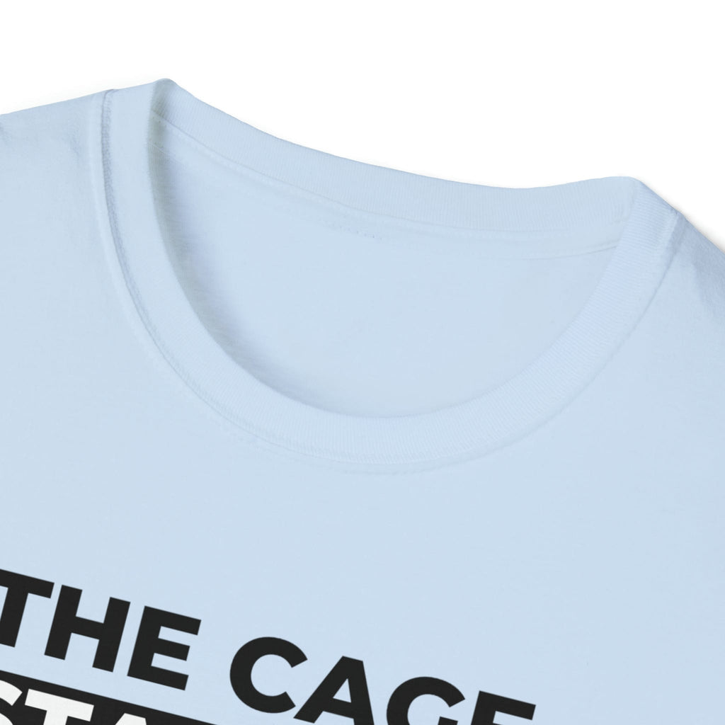 Cage Stays On - Lockedboy Athletics Chastity Tshirt