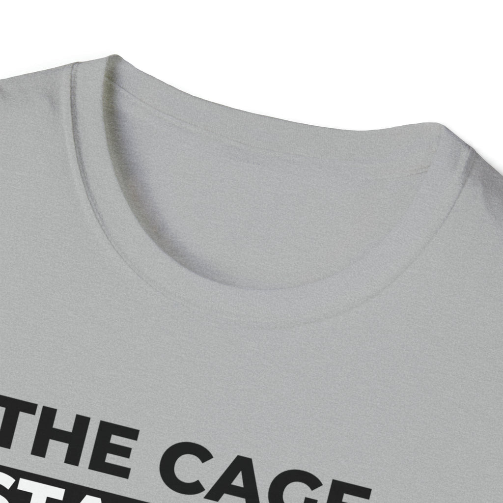 Cage Stays On - Lockedboy Athletics Chastity Tshirt