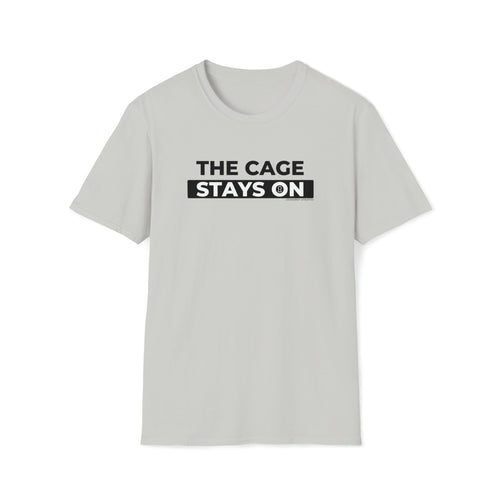 Cage Stays On - Lockedboy Athletics Chastity Tshirt